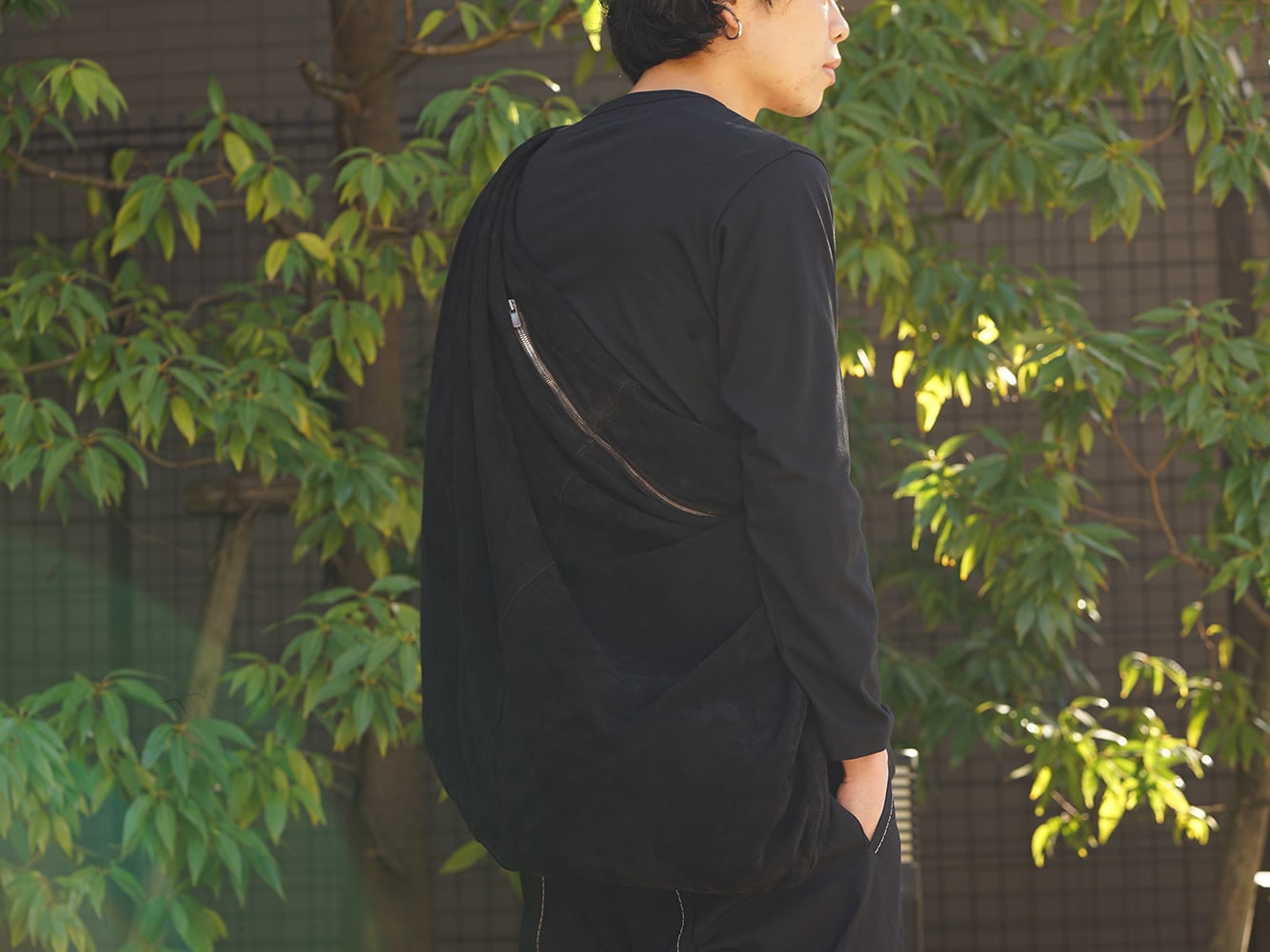 Yohji Yamamoto 19SS Hang loop stop T-shirts Style 06