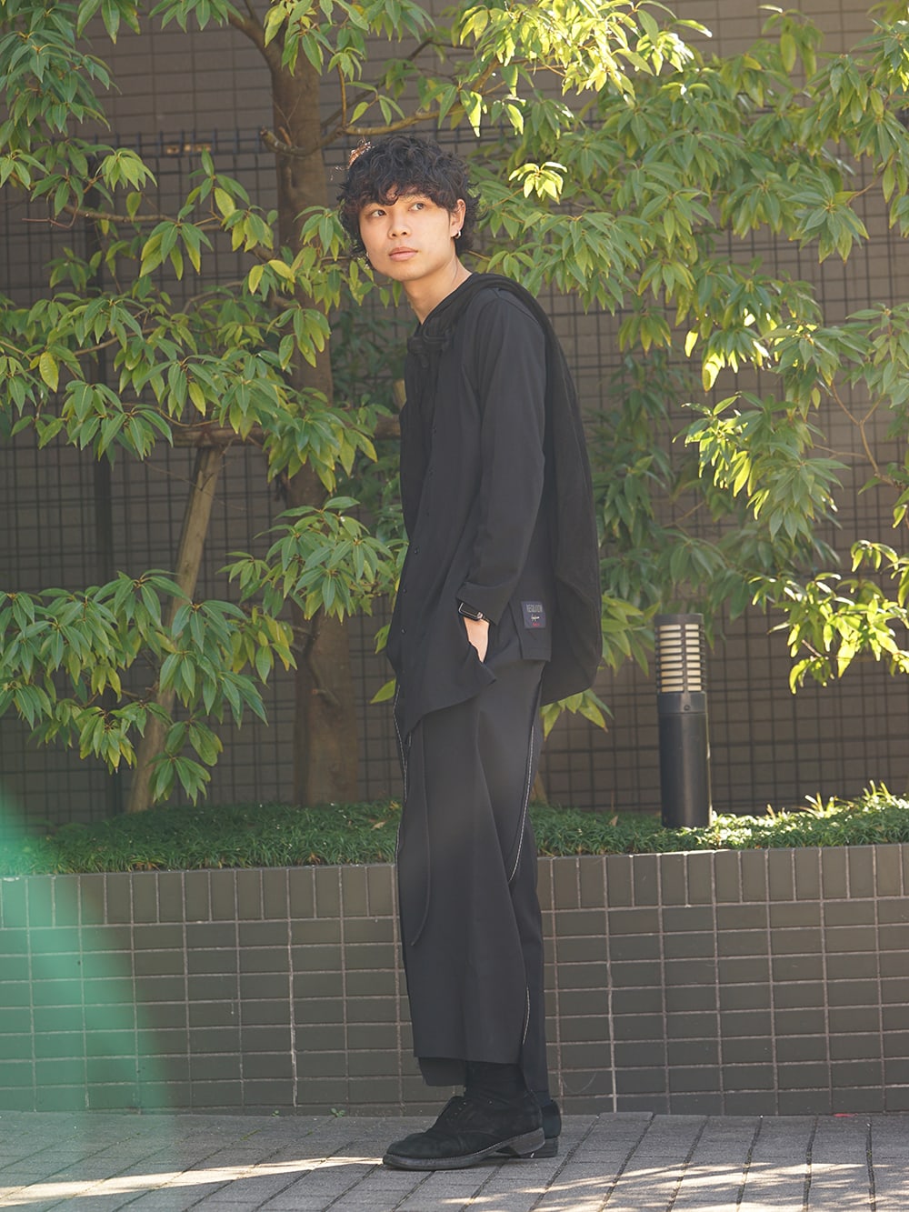 Yohji Yamamoto 19SS Hang loop stop T-shirts Style 02