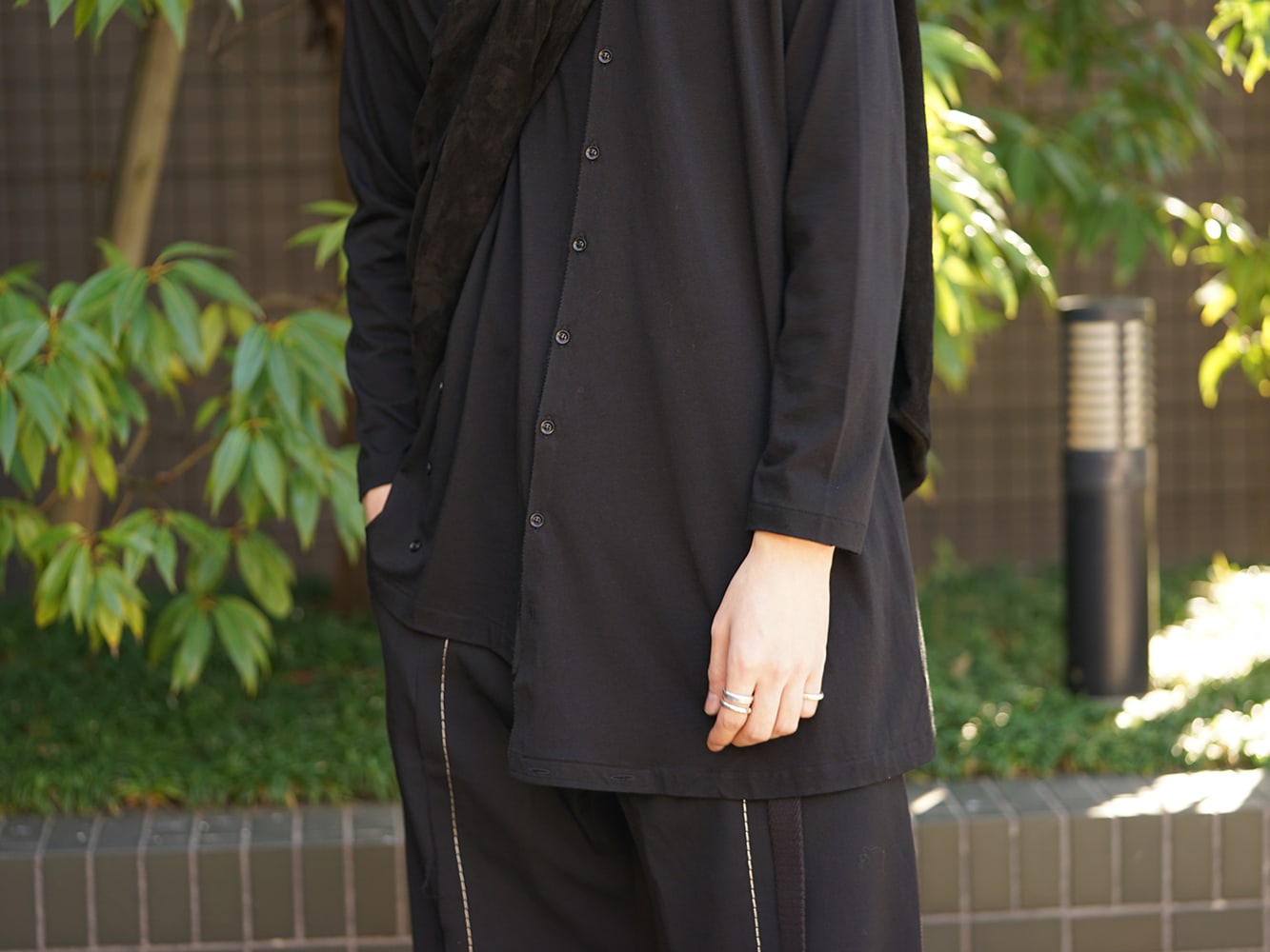 Yohji Yamamoto 19SS Hang loop stop T-shirts Style 05