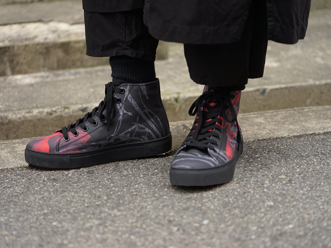 Yohji Yamamoto 19SS Rose Print Style