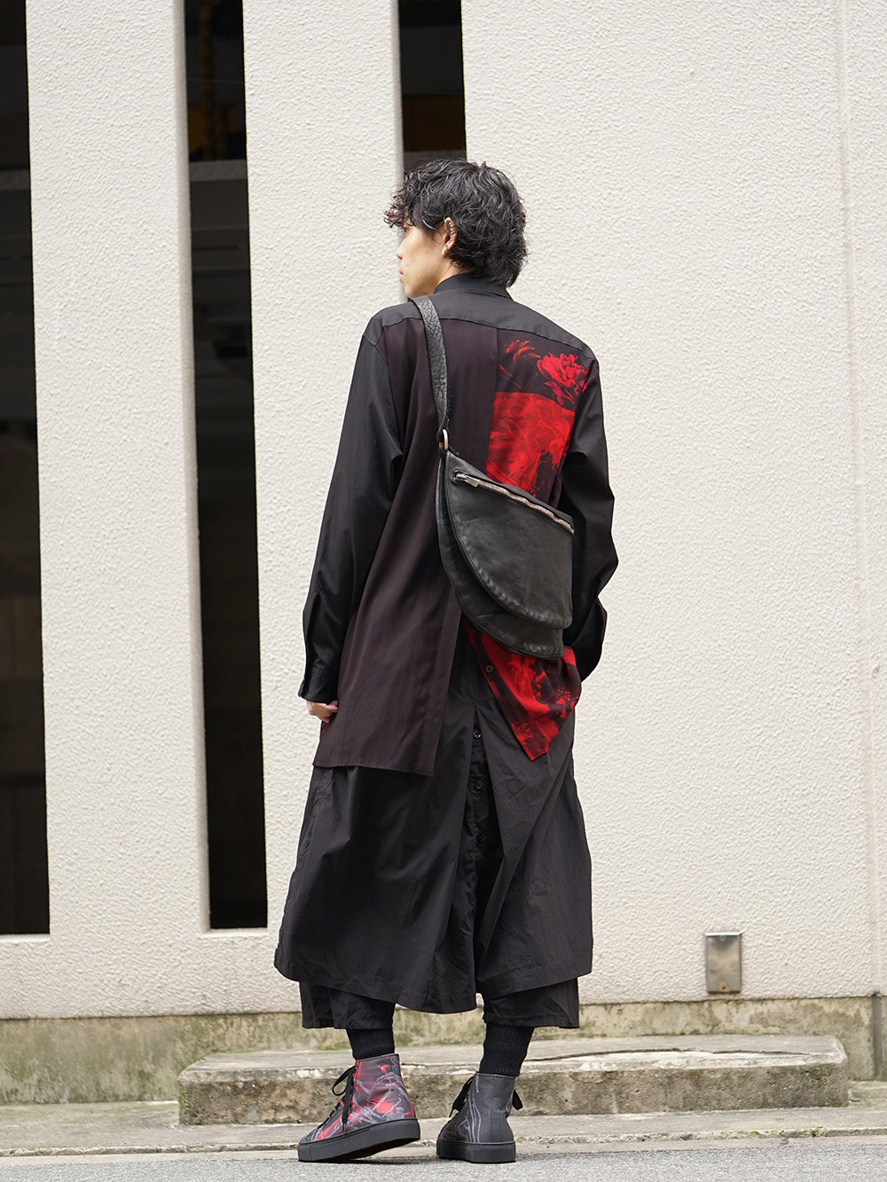 Yohji Yamamoto 19SS Rose Print Style