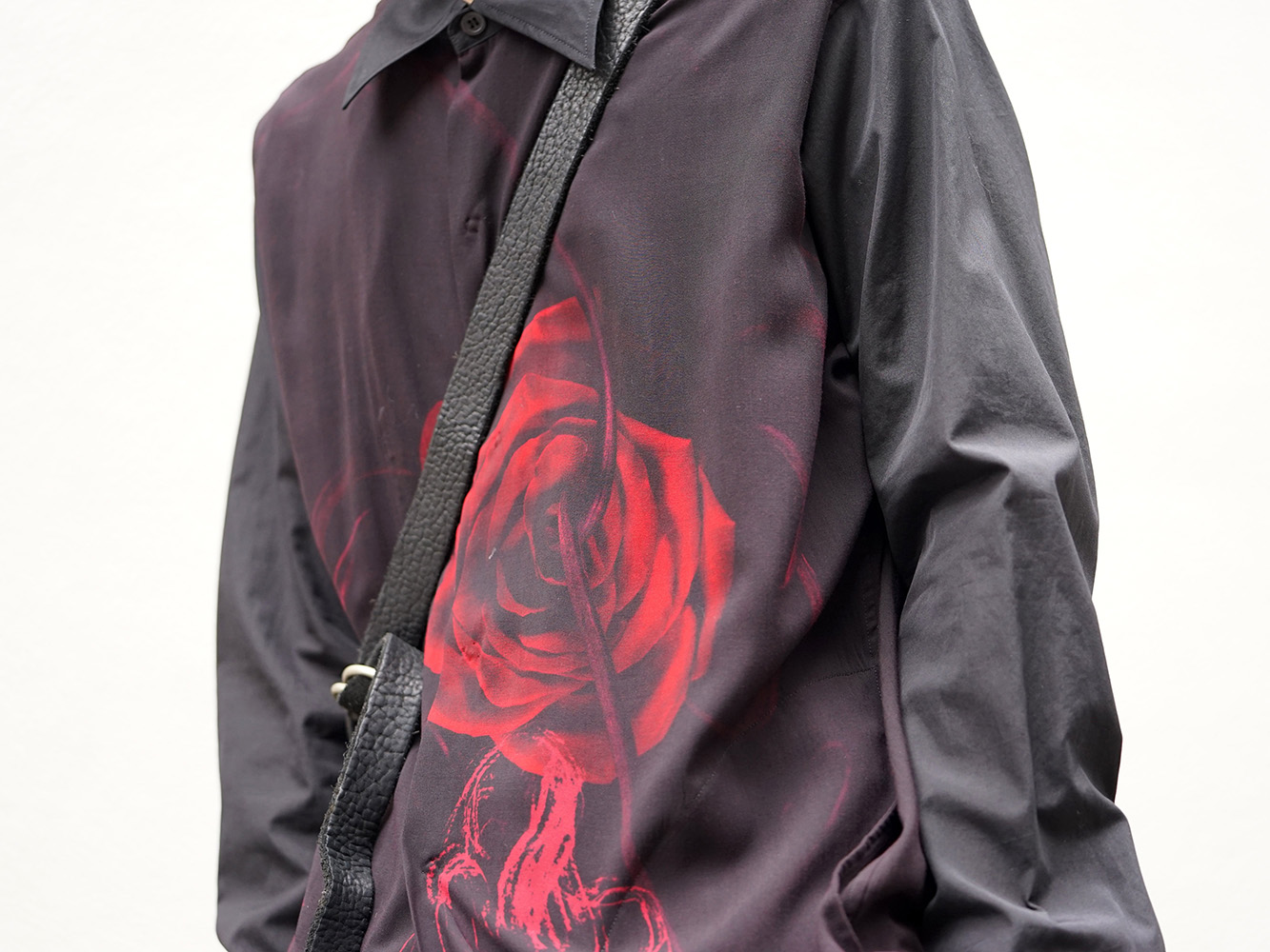 Yohji Yamamoto 19SS Rose Print Style