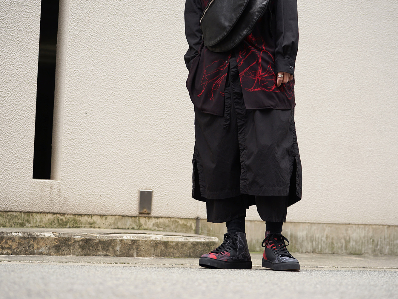 Yohji Yamamoto 19SS Rose Print Style