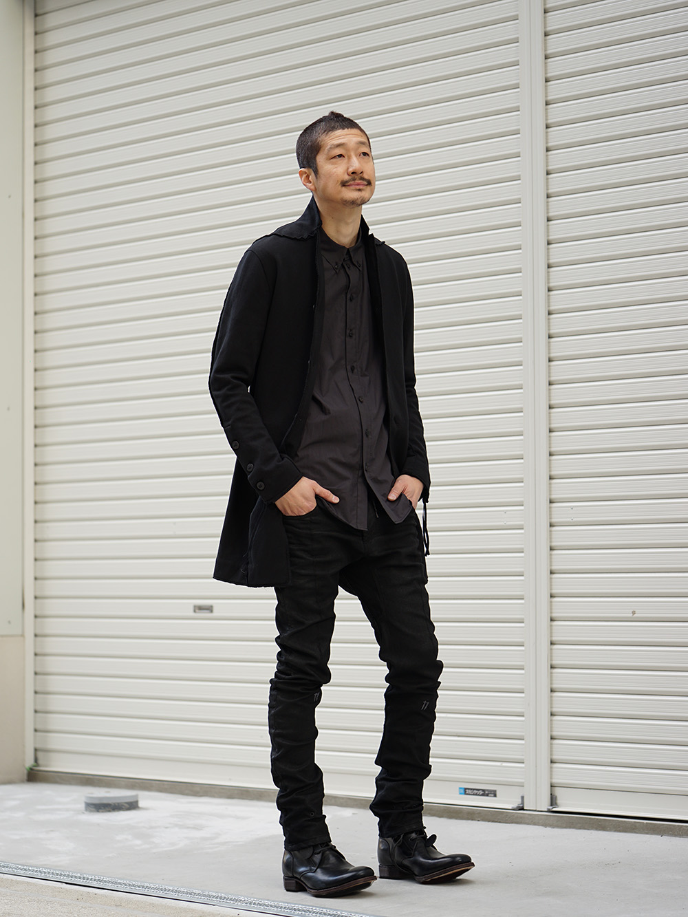 D.Hygen Medium Heavy jersey long cardigan Style