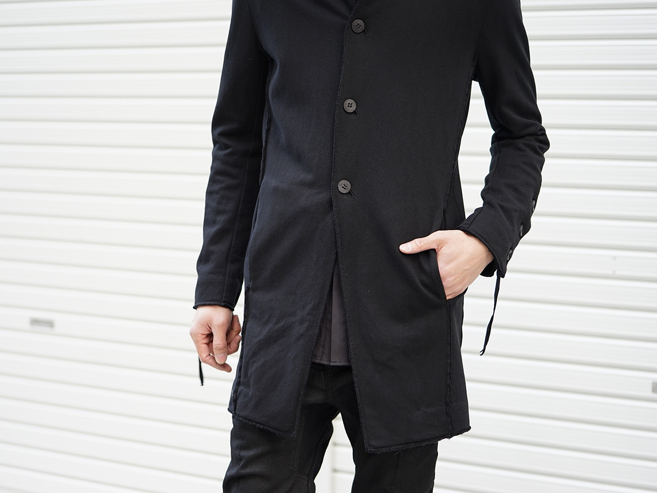 D.Hygen Medium Heavy jersey long cardigan Style