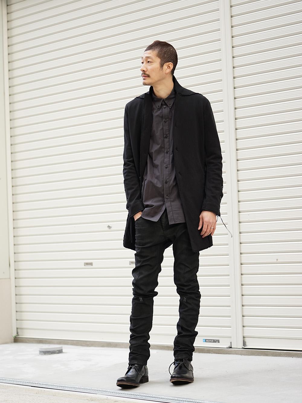 D.Hygen Medium Heavy jersey long cardigan Style