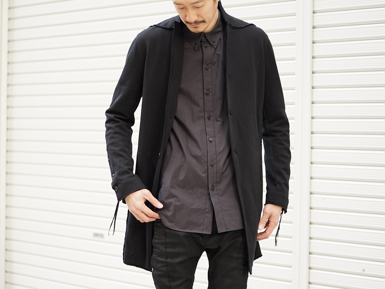 D.Hygen Medium Heavy jersey long cardigan Style