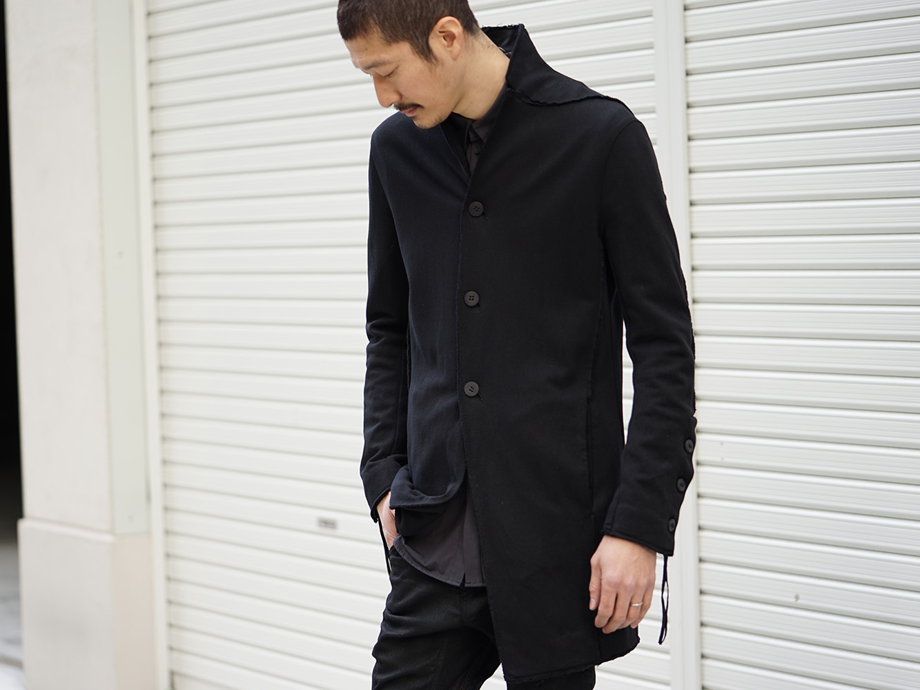 D.Hygen Medium Heavy jersey long cardigan Style