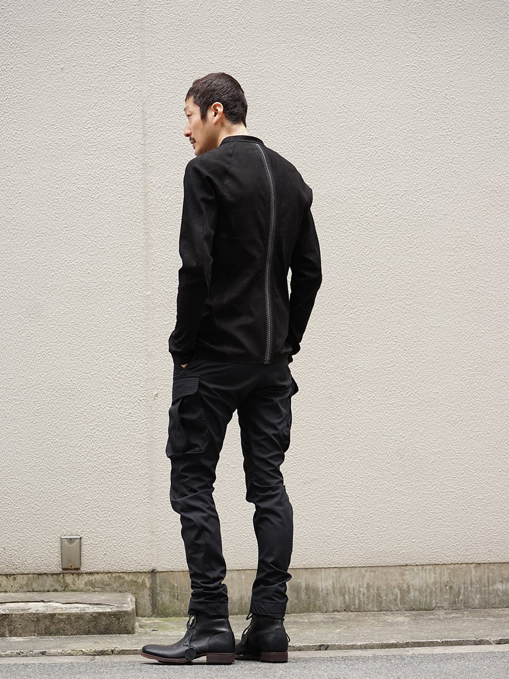 ISAAC SELLAM 19SS Stretch Leather Shirt Style