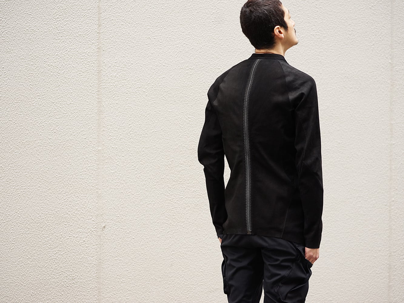 ISAAC SELLAM 19SS Stretch Leather Shirt Style