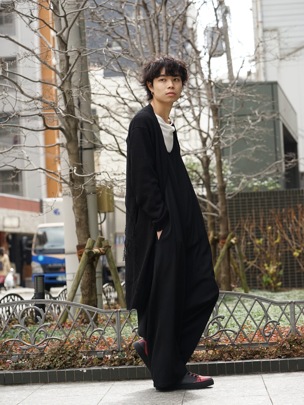 Yohji Yamamoto 19SS Macrame Cardigan Style