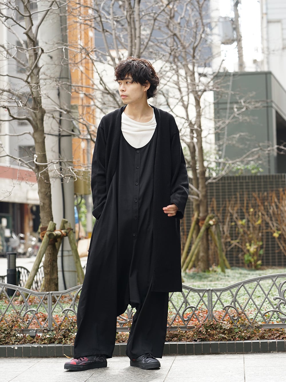 Yohji Yamamoto 19SS Macrame Cardigan Style