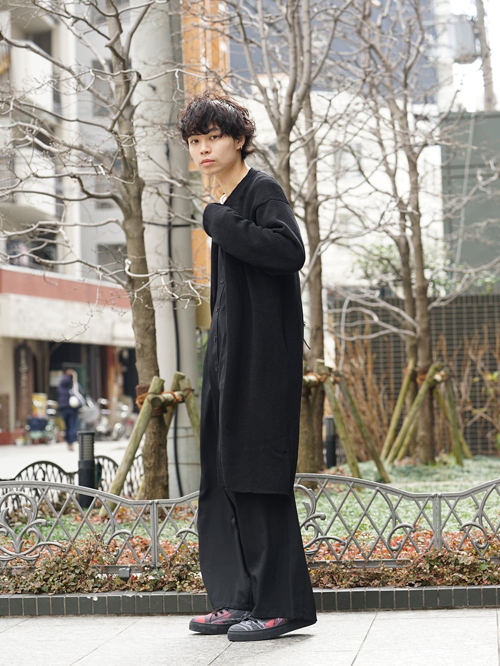 Yohji Yamamoto 19SS Macrame Cardigan Style