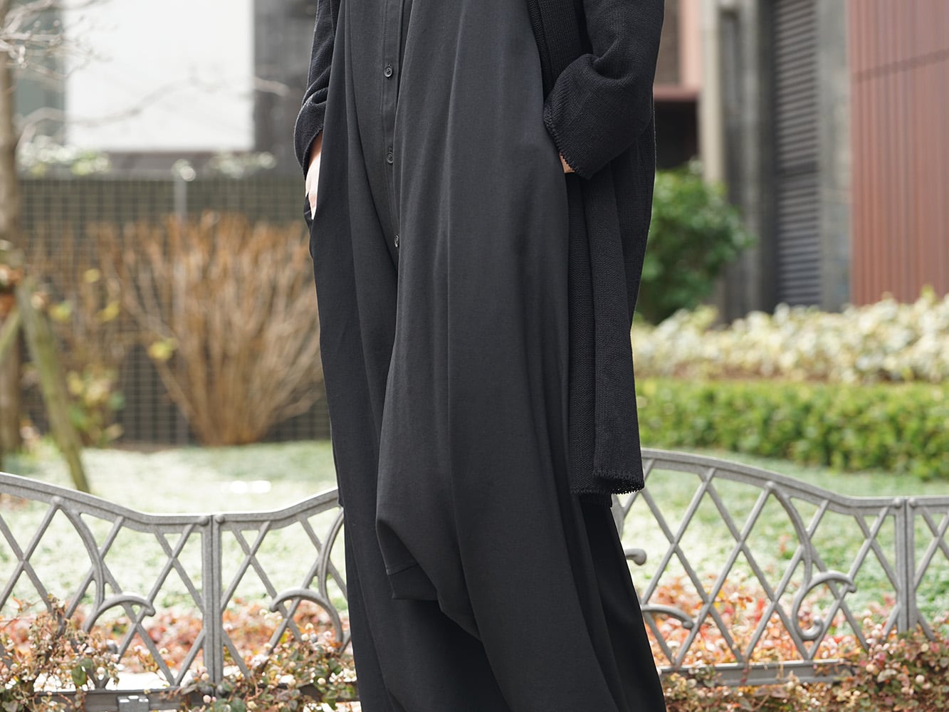 Yohji Yamamoto 19SS Macrame Cardigan Style