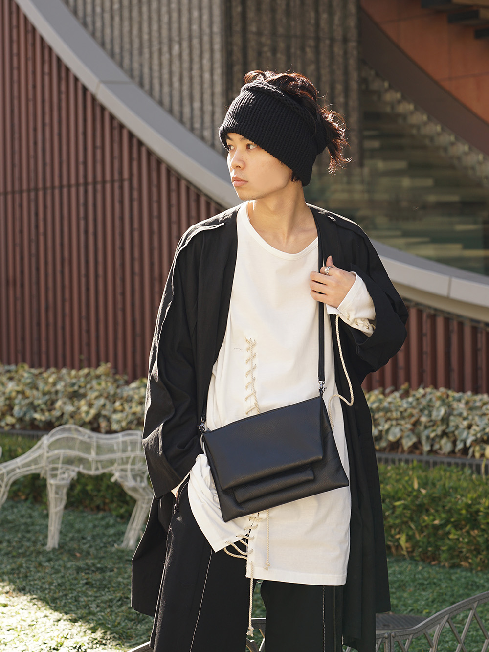 B Yohji Yamamoto 19SS Seam allowance look Cape Style - FASCINATE BLOG