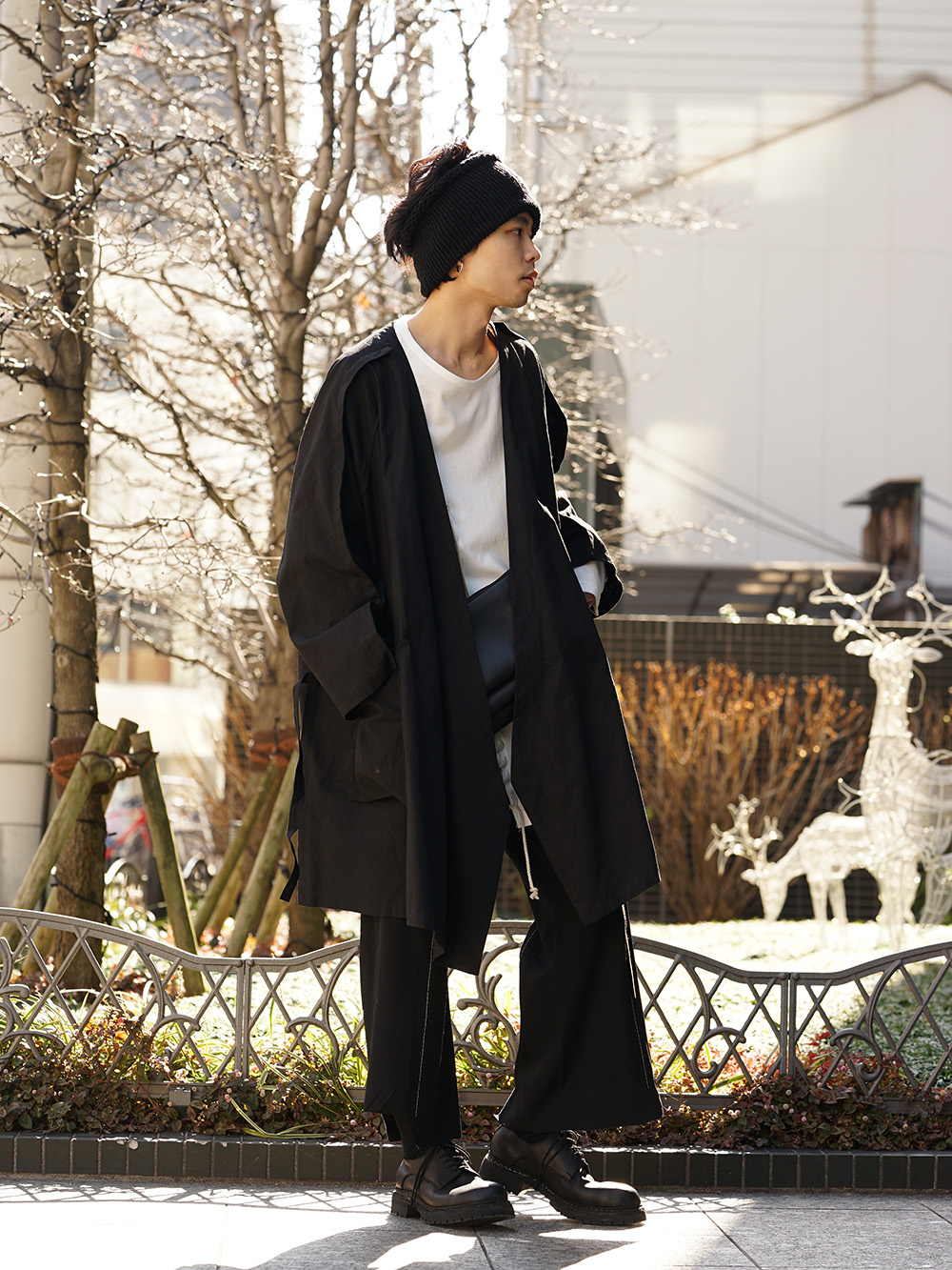 B Yohji Yamamoto 19SS Seam allowance look Cape Style - FASCINATE BLOG