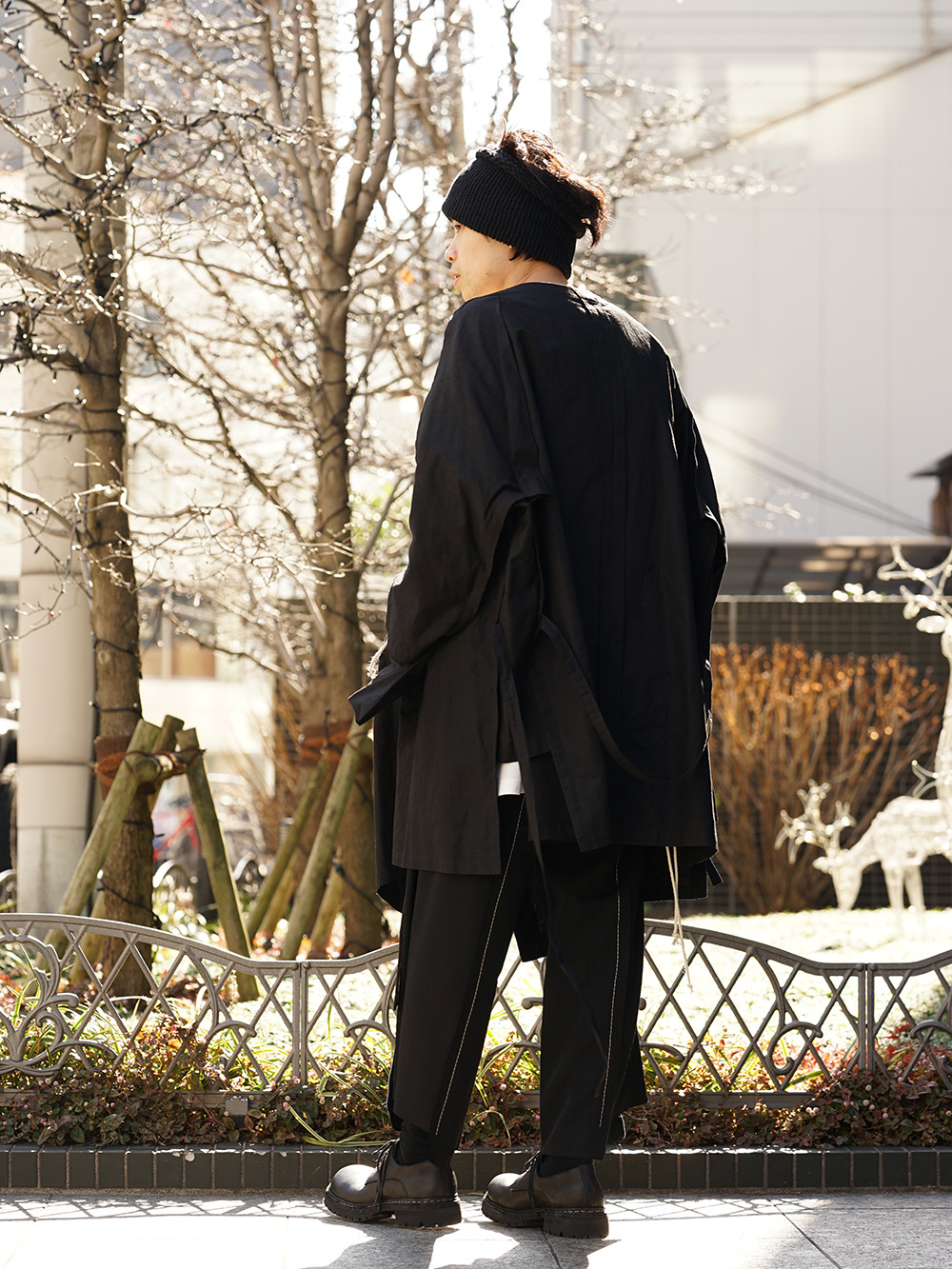 B Yohji Yamamoto 19SS Seam allowance look Cape Style - FASCINATE BLOG