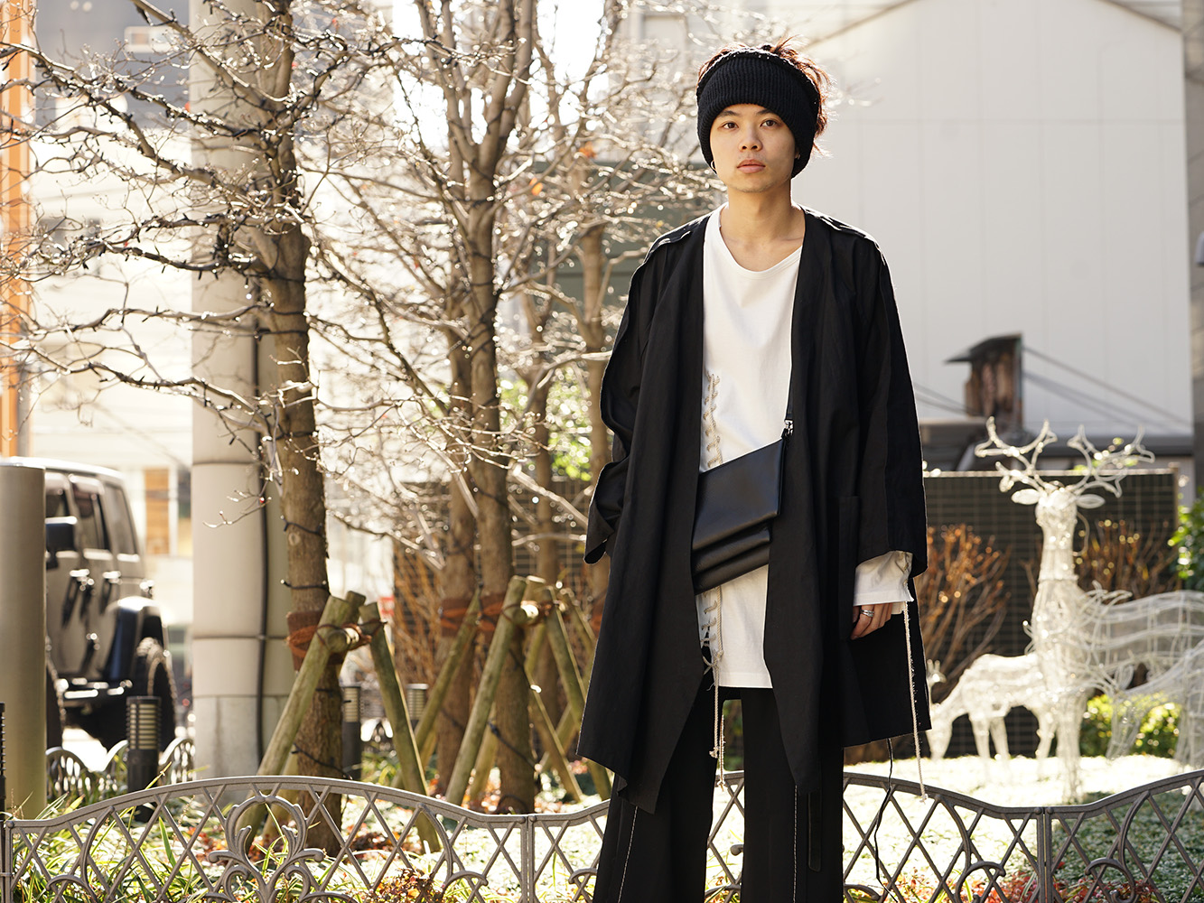 B Yohji Yamamoto 19SS Seam allowance look Cape Style - FASCINATE BLOG