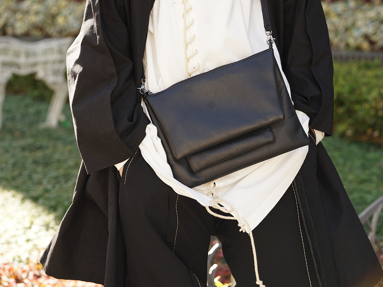 B Yohji Yamamoto 19SS Seam allowance look Cape Style