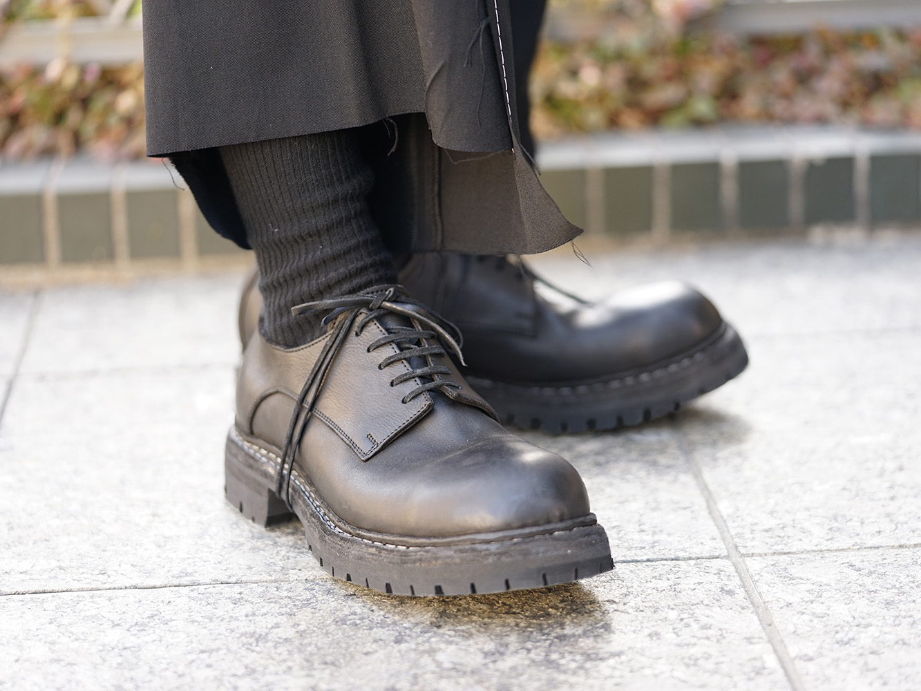 B Yohji Yamamoto 19SS Seam allowance look Cape Style