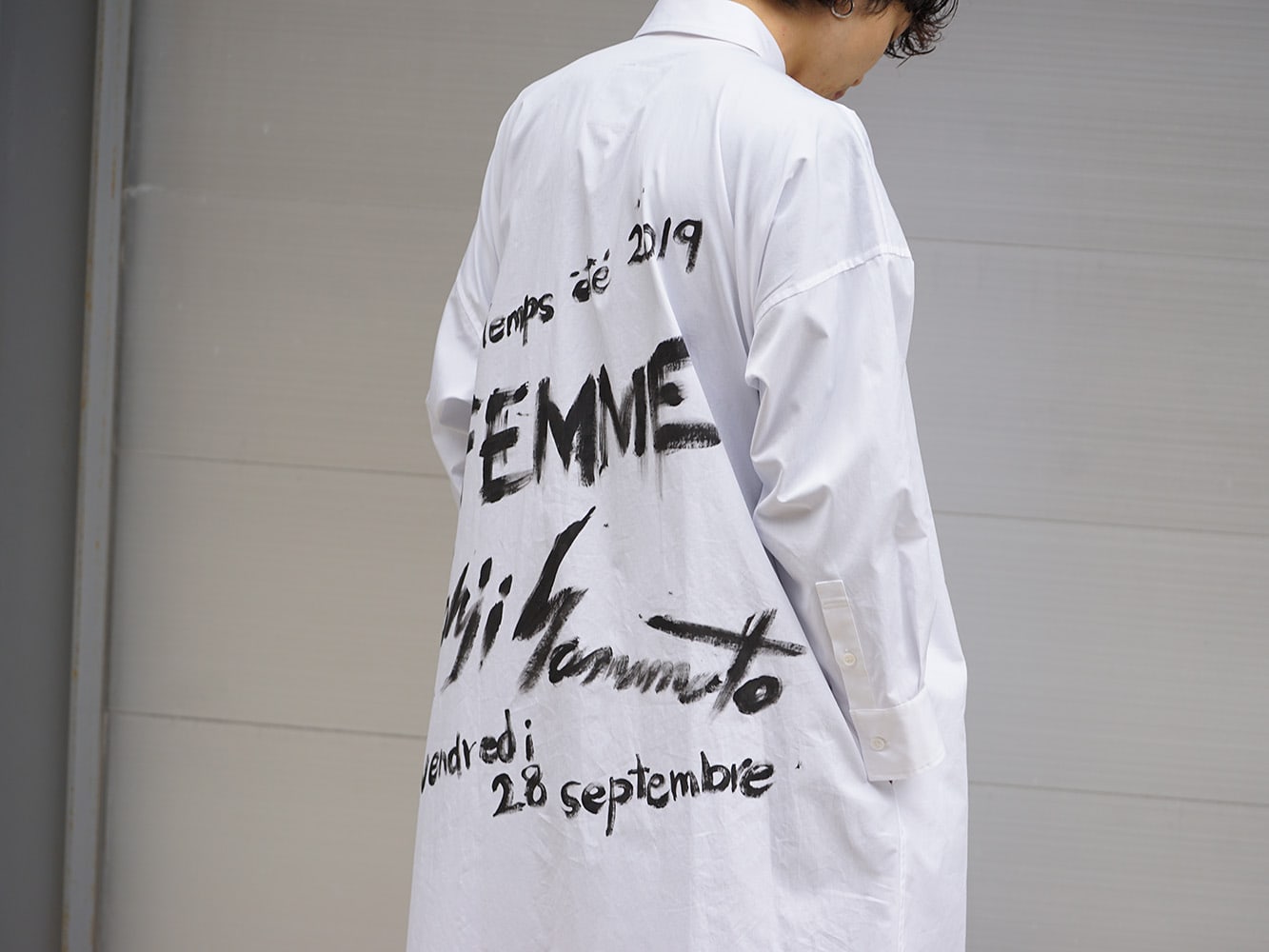B Yohji Yamamoto 19SS Art Long shirts Style
