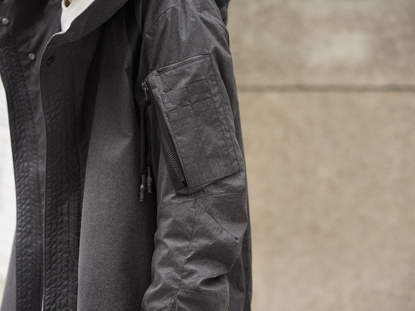 DEVOA 19SS Poplin Reflector Coat Style