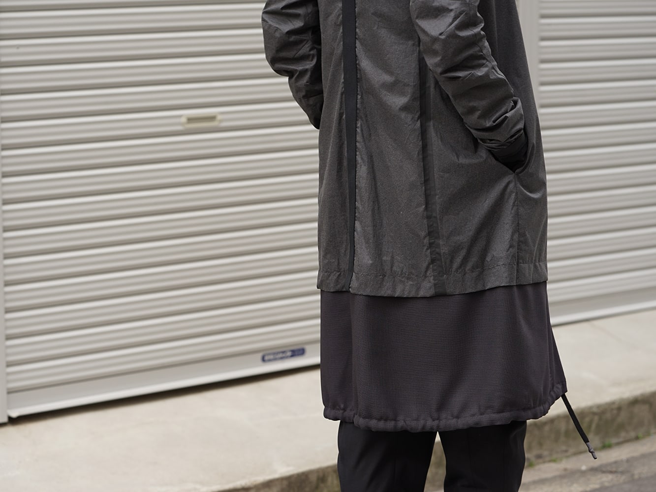 DEVOA 19SS Poplin Reflector Coat Style