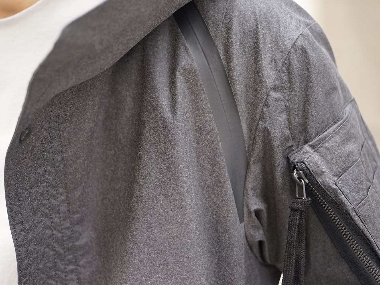 DEVOA 19SS Poplin Reflector Coat Style