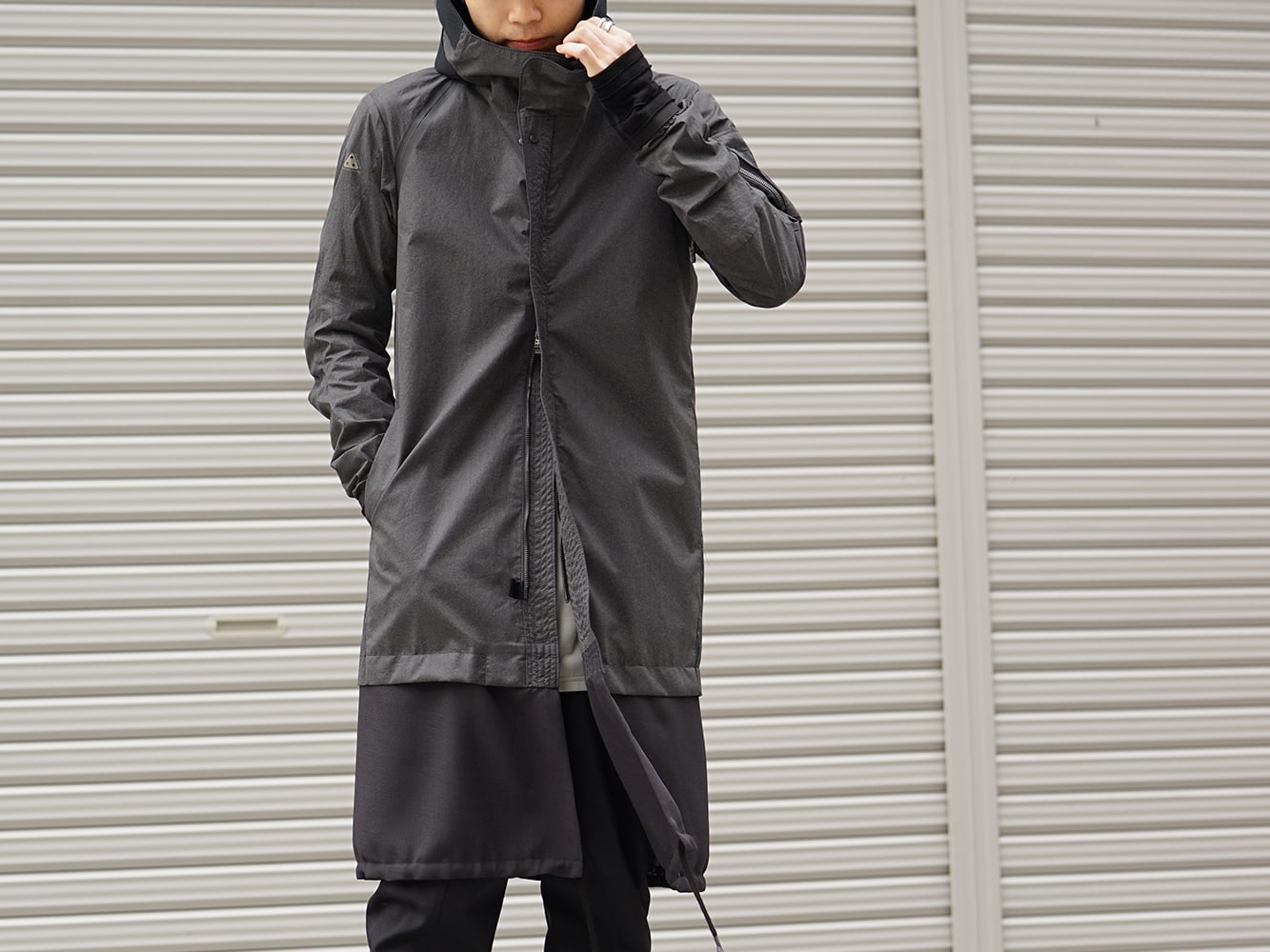 DEVOA 19SS Poplin Reflector Coat Style