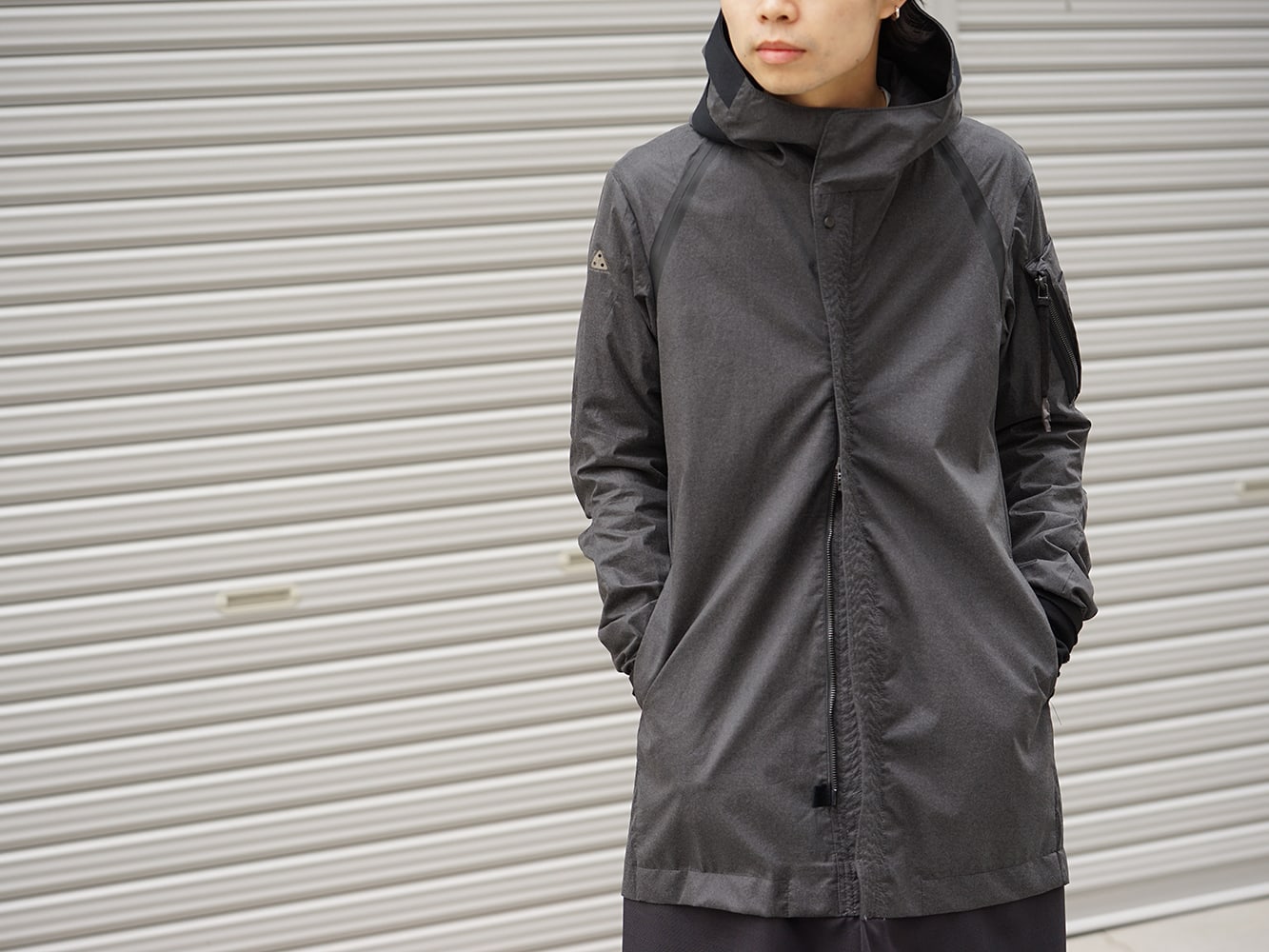 DEVOA 19SS Poplin Reflector Coat Style