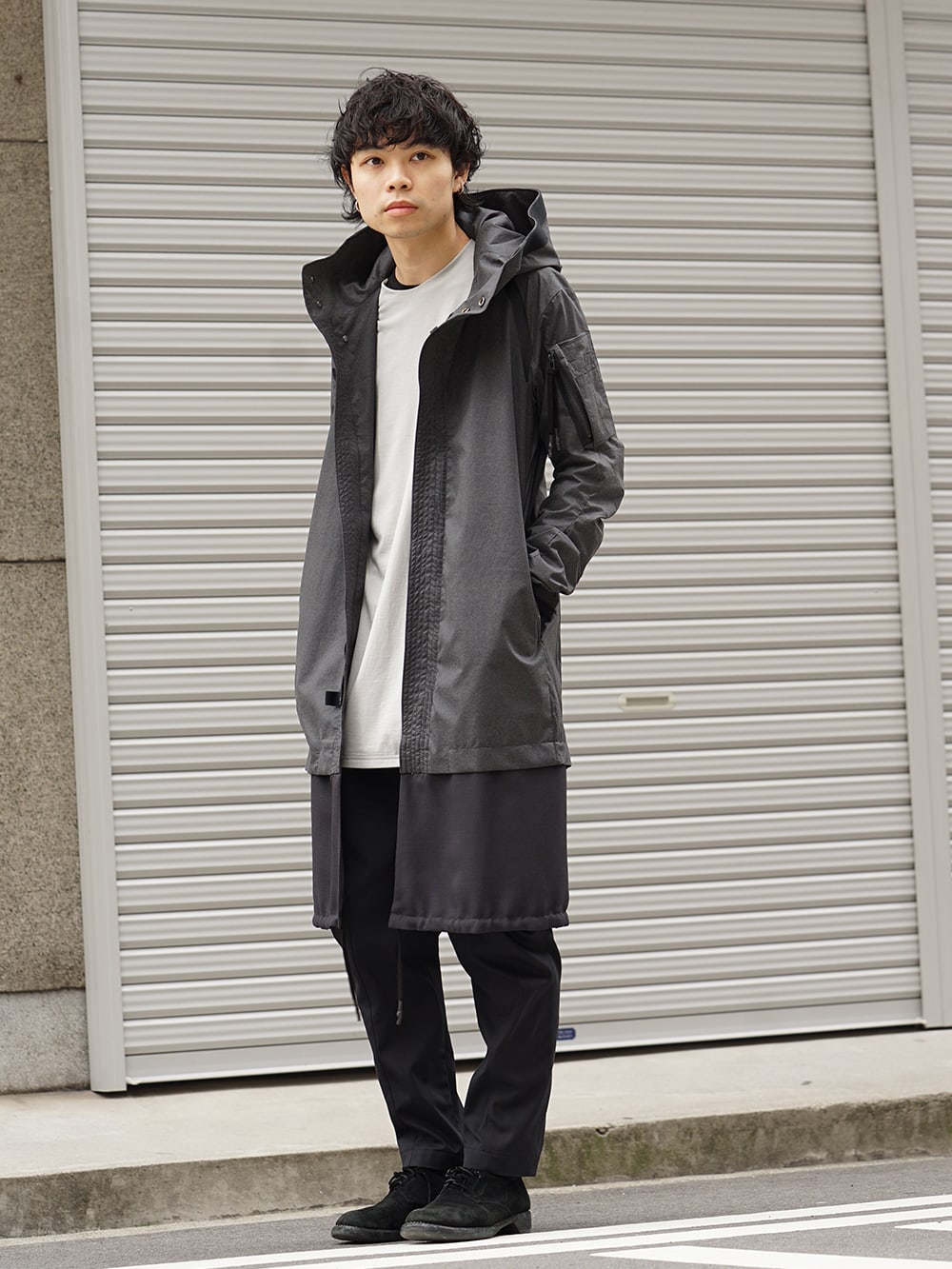DEVOA 19SS Poplin Reflector Coat Style