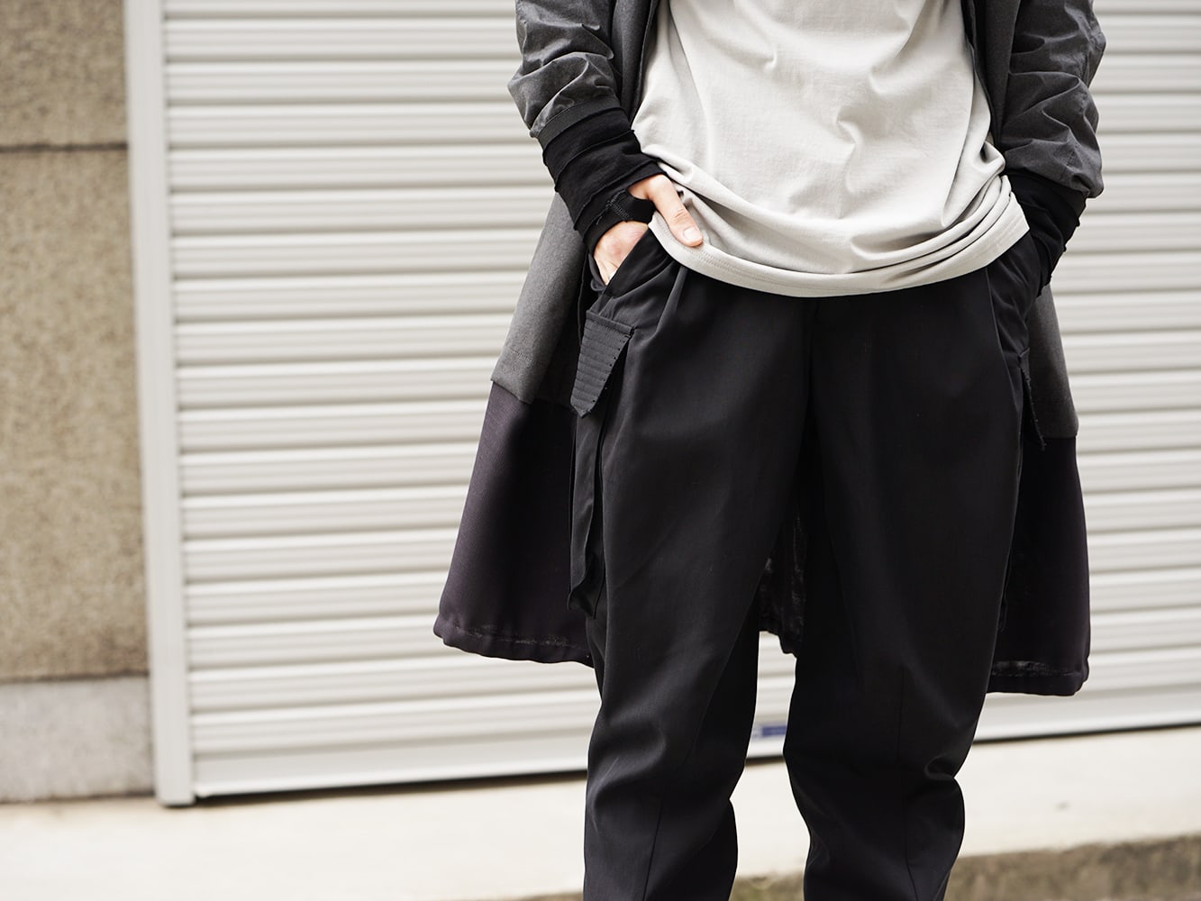 DEVOA 19SS Poplin Reflector Coat Style