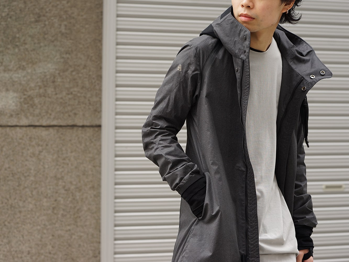 DEVOA 19SS Poplin Reflector Coat Style