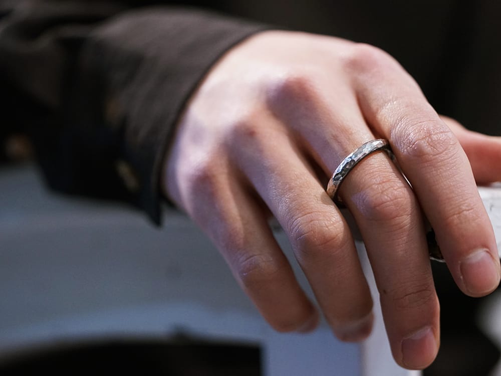 iolom New Collection [ Hammered Ring 2type ]