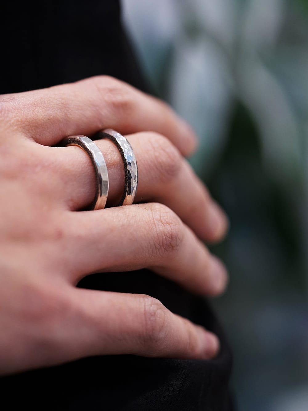 iolom New Collection [ Hammered Ring 2type ]