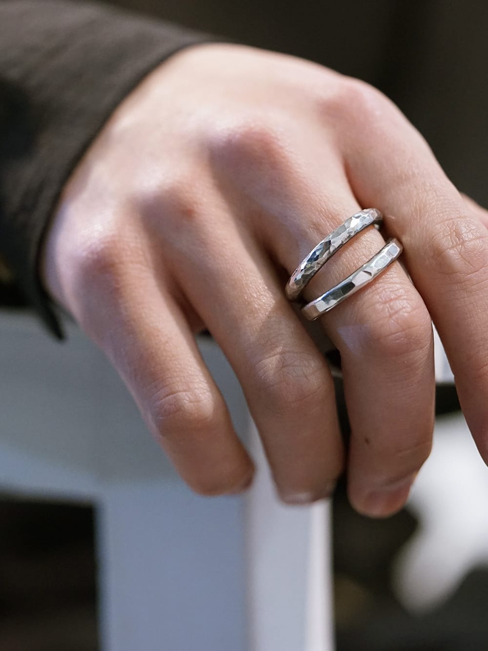iolom New Collection [ Hammered Ring 2type ]