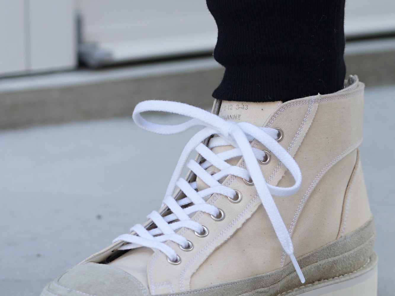 The Viridi-anne 19SS Black Work Casual Style