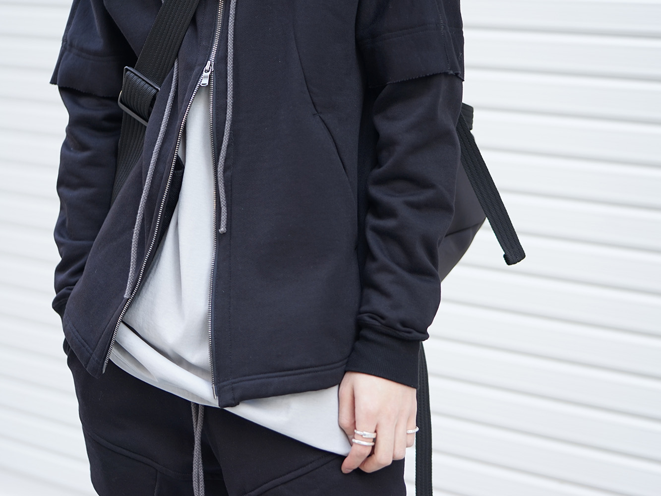 The Viridi-anne 19SS Black Work Casual Style