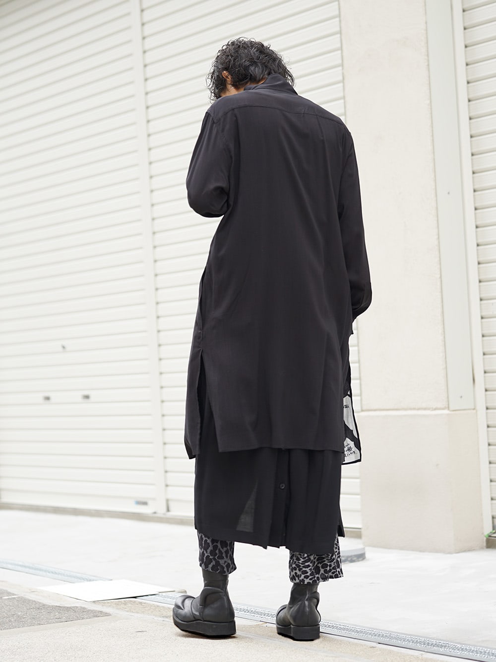 Yohji Yamamoto 19SS Print Blouse Styling - FASCINATE BLOG