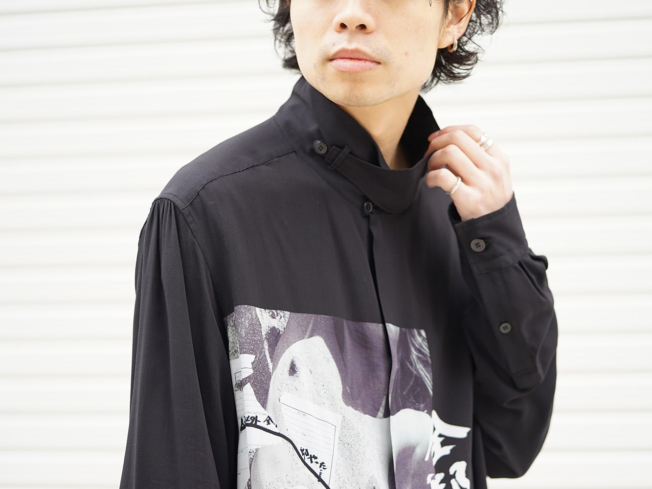 Yohji Yamamoto 19SS Print Blouse Styling