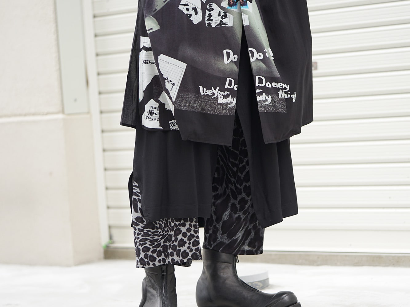 Yohji Yamamoto 19SS Print Blouse Styling