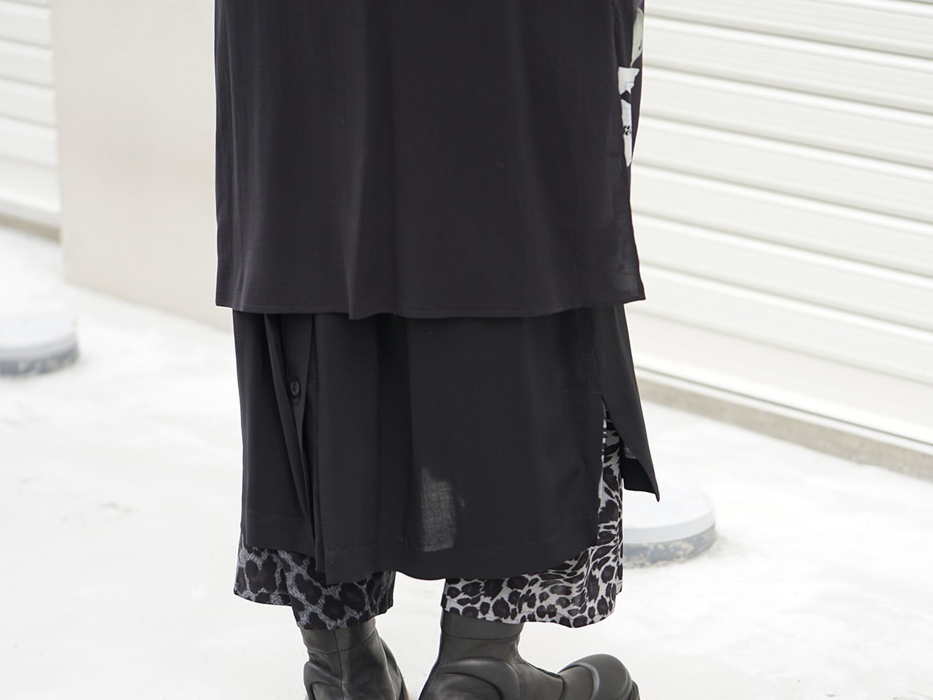 Yohji Yamamoto 19SS Print Blouse Styling