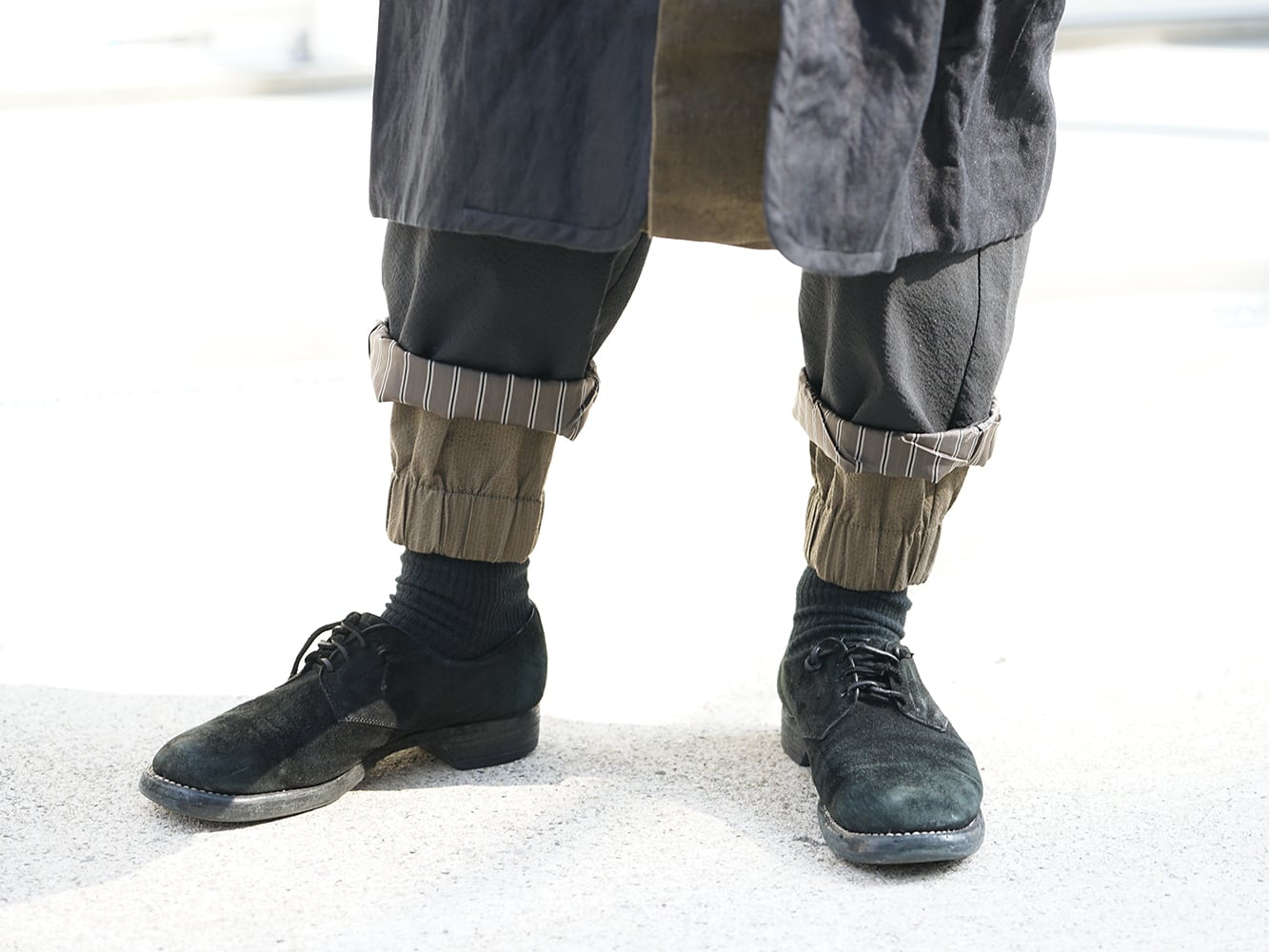 ZIGGY CHEN 19SS Layered Hooded Coat Style-011