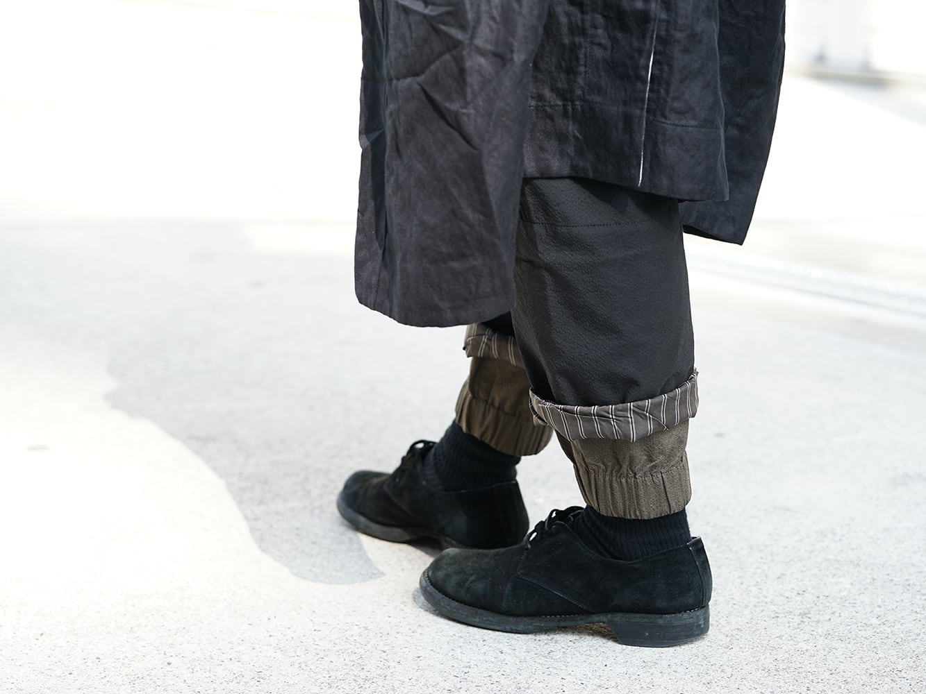 ZIGGY CHEN 19SS Layered Hooded Coat Style-012