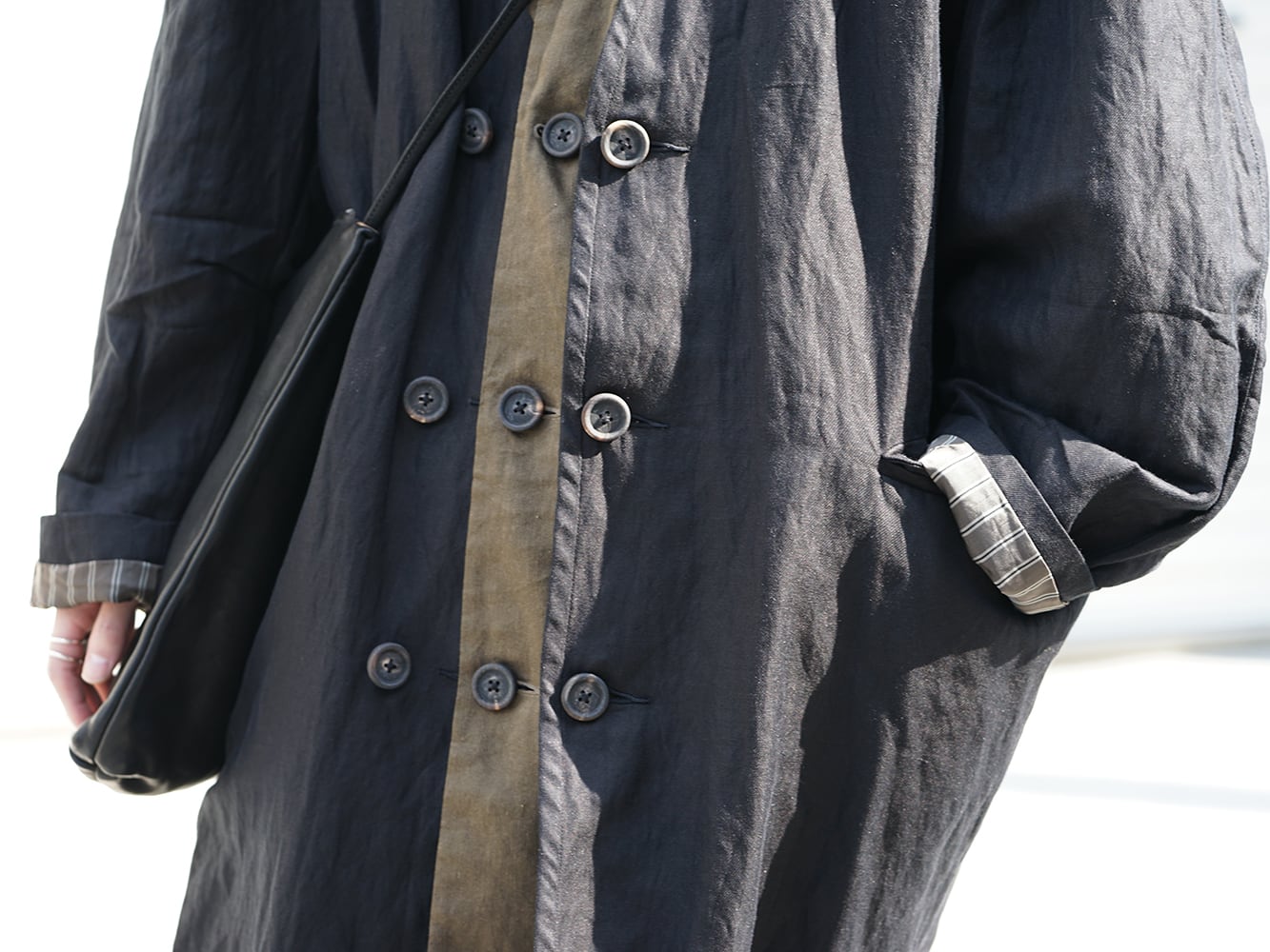 ZIGGY CHEN 19SS Layered Hooded Coat Style-005