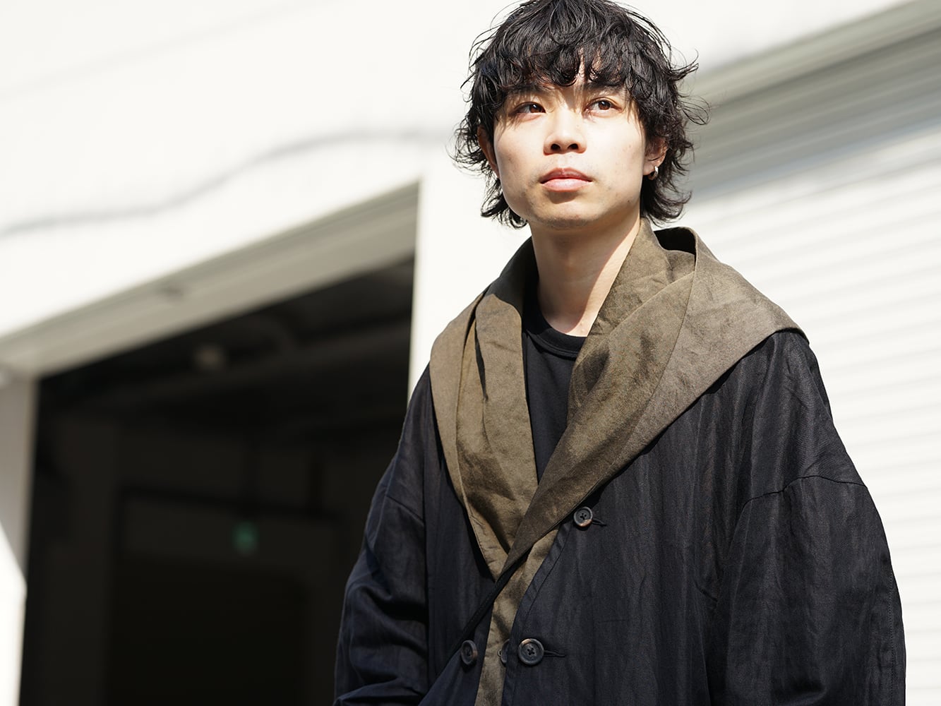 ZIGGY CHEN 19SS Layered Hooded Coat Style-007