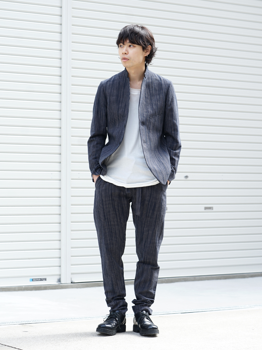 hannibal. 19SS Marine Stripe Suit Style - 1-004