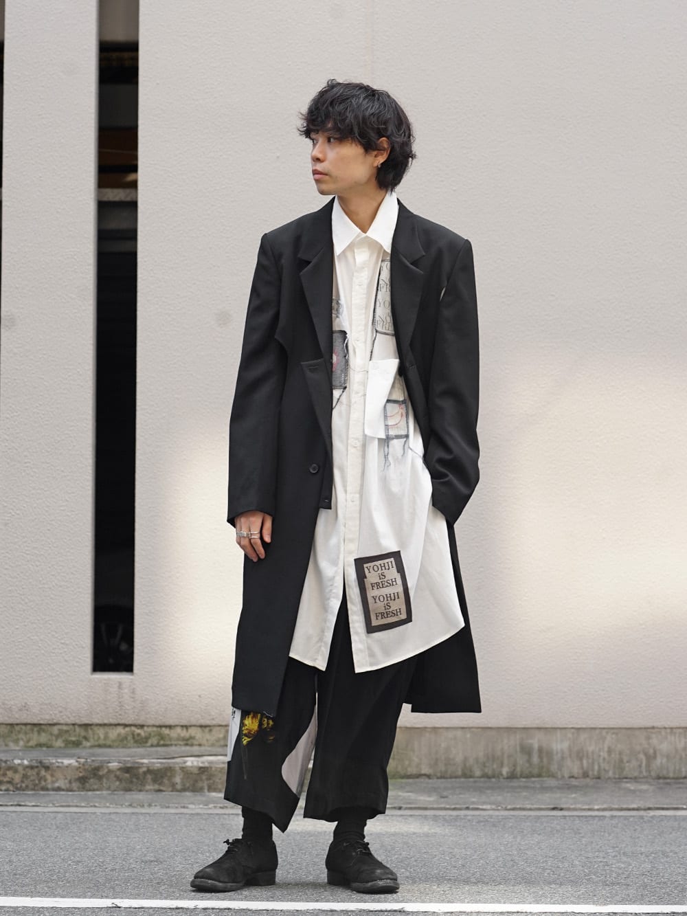 yohjiyamamoto pourhomme 19ss 自撮り女 - テーラードジャケット