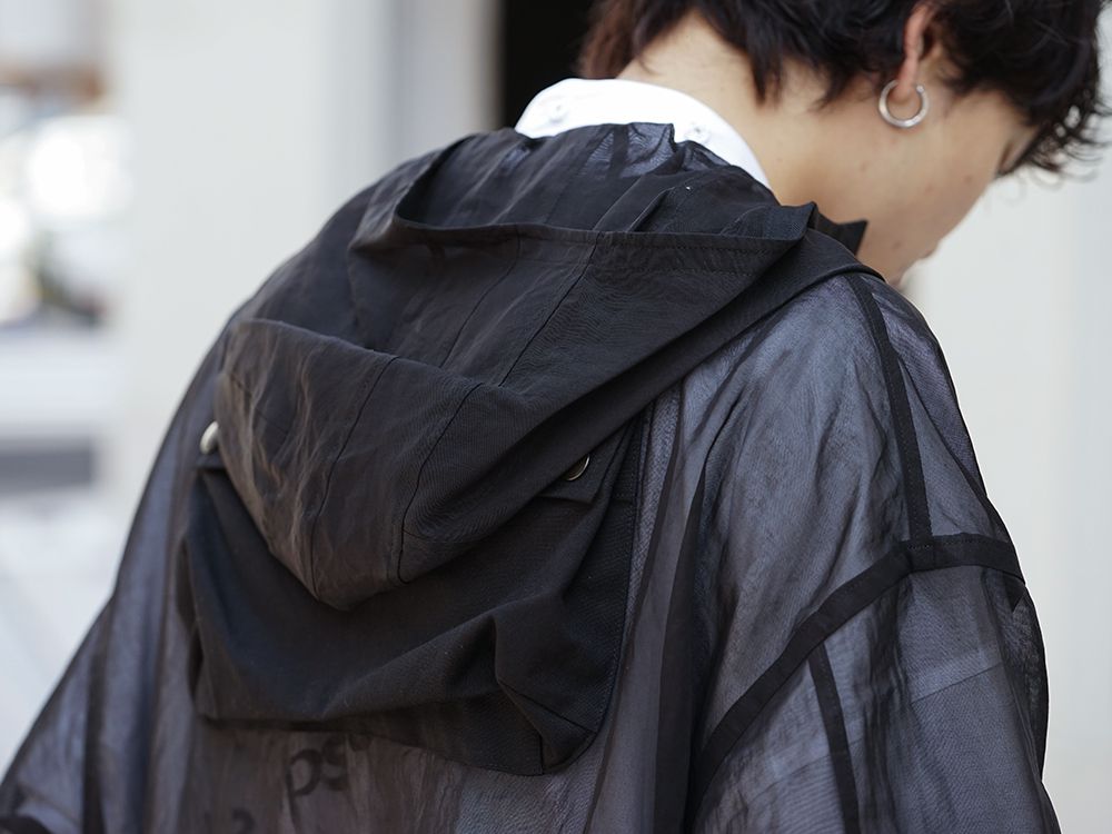 B Yohji Yamamoto - ビーヨウジヤマモト 19SS See-through コート