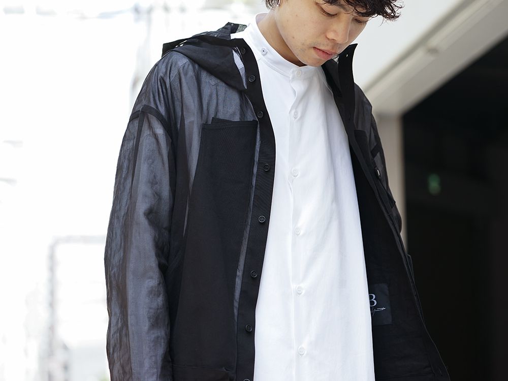 B Yohji Yamamoto - ビーヨウジヤマモト 19SS See-through コート